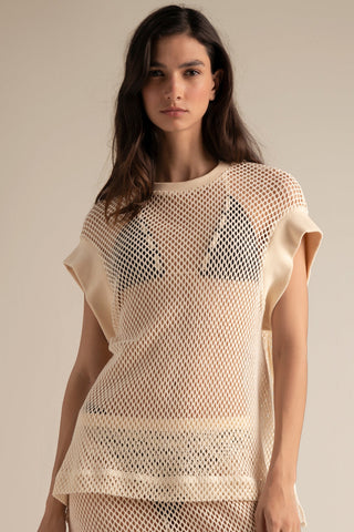 Balnéaire, Top manga corta, Ref. 0A95052, Ropa de playa, Camisas