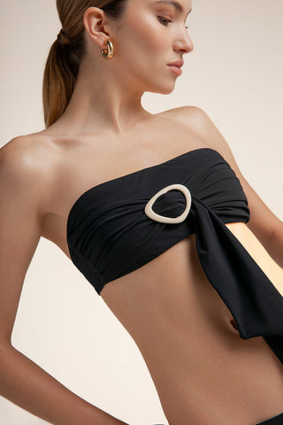 Touché México, Balneaire, Bikini top bandeau, Ropa de playa mujer, Verano, Playa