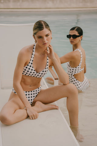 Touché México, Balneaire, Bikini bottom pierna alta, Vestido de baño mujer, Verano, Playa