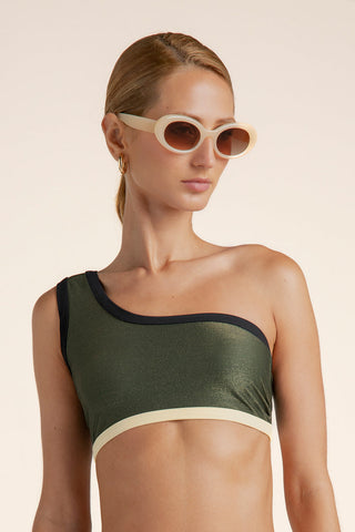 Touché México, Balneaire, Bikini top un hombro, Ropa de playa mujer, Verano, Playa