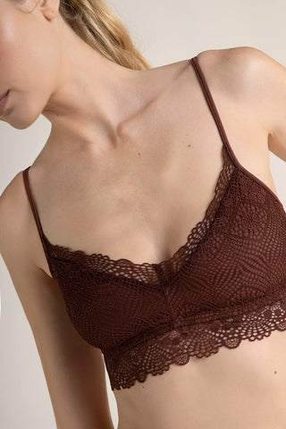 Touché México, Brasier triangular sin copa, Lingerie, Lenceria femenina