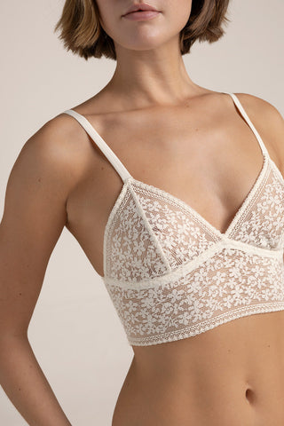 Touché México, Brasier triangular sin copa, Lingerie, Lencería mujer, Ropa interior, Novias
