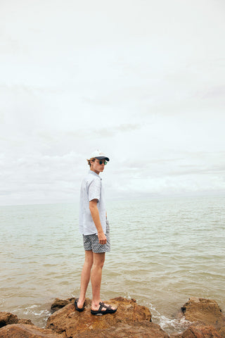 Îlot México, Pantaloneta bahía, Verano, Playa, Ropa para hombre