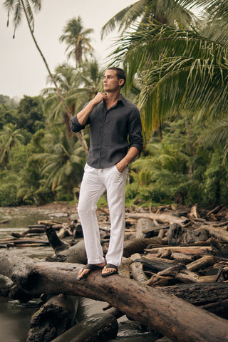 Îlot México, Camisa fiji privé, Pantaloneta baño hombre, Verano, Look playero