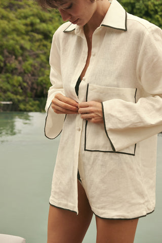 Touché México, Camisa manga larga, Balneaire, Ropa casual para la playa