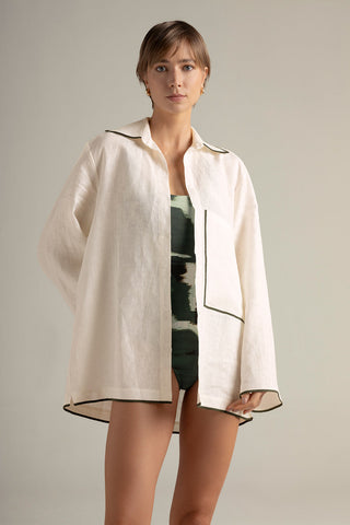 Touché México, Camisa manga larga, Balneaire, Ropa casual para la playa