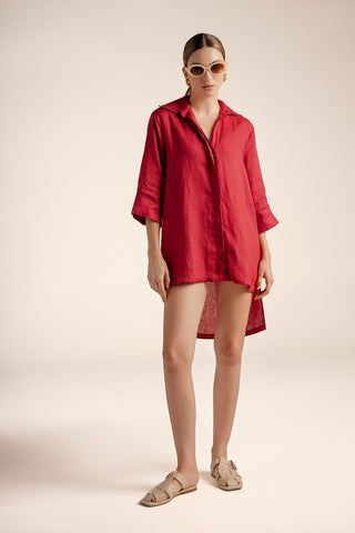 Touché México, Balneaire, Camisa manga larga, Ropa de playa mujer, Verano, Playa, Salida de baño