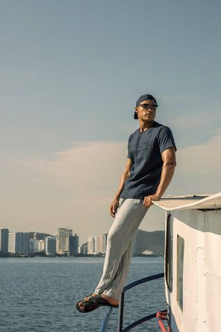 Îlot México, Pantalón, Verano, Playa, Ropa para hombre