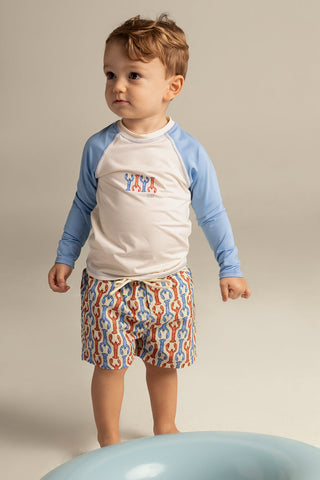 Îlot México, Camiseta lycra kids, Verano, Playa, Ropa para hombre