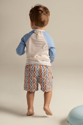 Îlot México, Camiseta lycra kids, Verano, Playa, Ropa para hombre