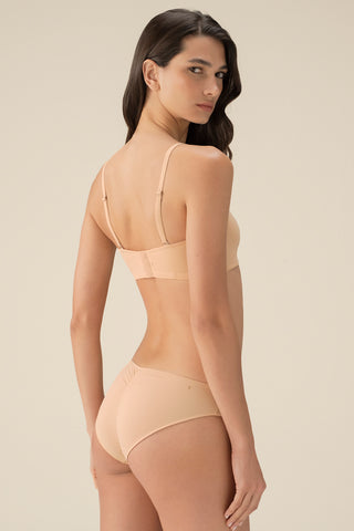 Brasier strapless con copa