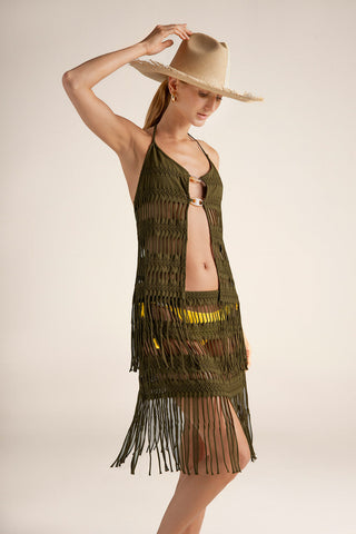 Touché México, Balneaire, Cover up corto, Ropa de playa mujer, Verano, Playa, Salida de baño