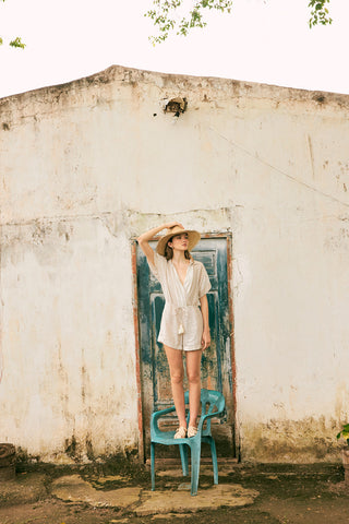 Touché México, Balneaire, Enterizo corto, Ropa de playa mujer, Verano, Playa, Salida de baño