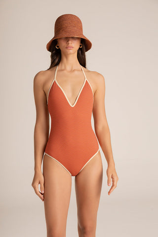Touché México, Balneaire, Entero escote profundo, Trajes de baño, ropa de playa, Accesorios para la paya, prenda de vacaciones