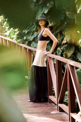 Touché México, Balneaire, Falda larga, Ropa de playa mujer, Verano, Playa, Salida de baño