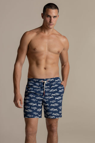 Îlot México, Pantaloneta bahía, Pantaloneta baño hombre, Verano, Look playero