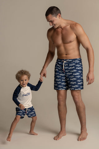 Îlot México, Pantaloneta bahía, Pantaloneta baño hombre, Verano, Look playero