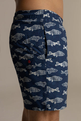 Îlot México, Pantaloneta bahía, Pantaloneta baño hombre, Verano, Look playero