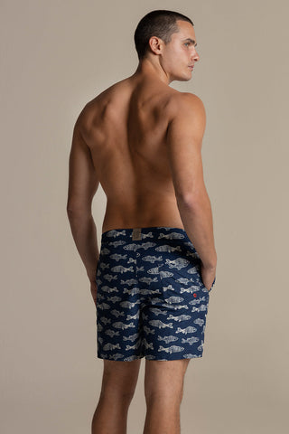 Îlot México, Pantaloneta bahía, Pantaloneta baño hombre, Verano, Look playero