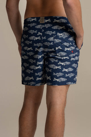 Îlot México, Pantaloneta bahía, Pantaloneta baño hombre, Verano, Look playero
