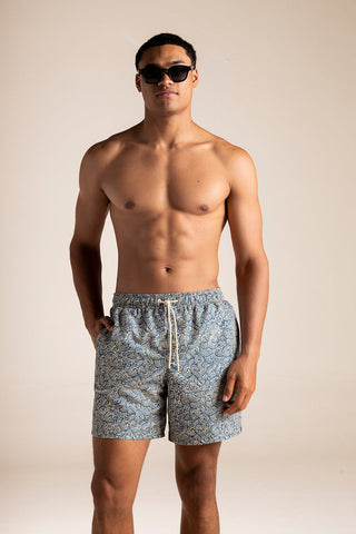 Îlot México, Pantaloneta bahía, Verano, Playa, Ropa para hombre, Pantaloneta de baño masculina