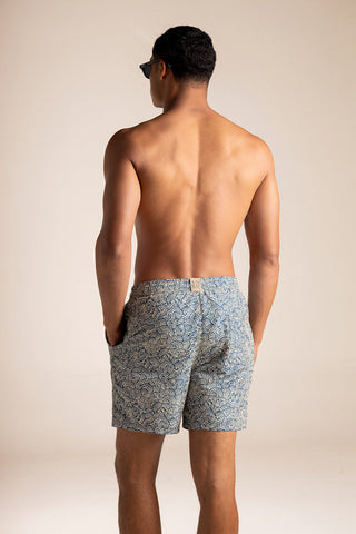 Îlot México, Pantaloneta bahía, Verano, Playa, Ropa para hombre, Pantaloneta de baño masculina
