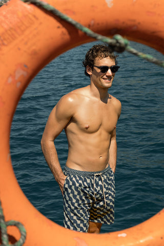 Îlot México, Pantaloneta bahía, Verano, Playa, Ropa para hombre