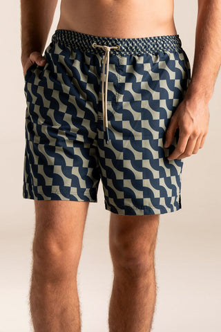 Îlot México, Pantaloneta bahía, Verano, Playa, Ropa para hombre
