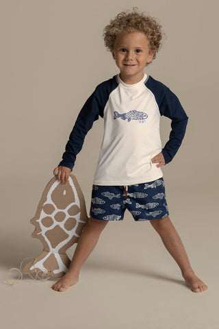 Îlot México, Camiseta lycra kids, Pantaloneta baño hombre, Verano, Playa