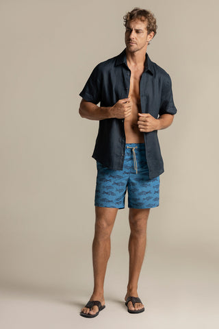 Îlot México, Pantaloneta península, Pantaloneta baño hombre, Verano, Look playero