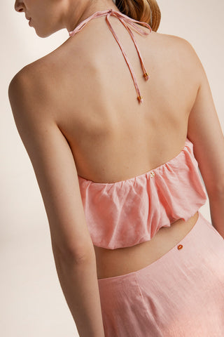 Touché México, Balneaire, Top halter, Ropa de playa mujer, Verano, Playa, Salida de baño
