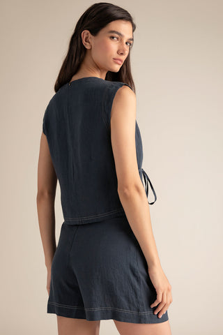 Balnéaire, Top manga corta, RE.0A08052, Ropa de playa, Camisas
