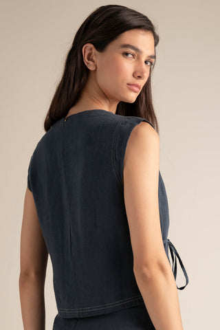 Balnéaire, Top manga corta, RE.0A08052, Ropa de playa, Camisas