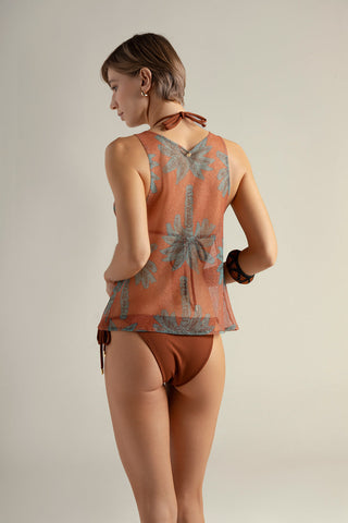 Touché México, Top manga corta, Balneaire, Ropa casual para la playa