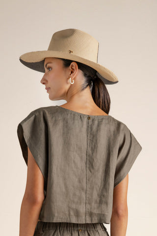 Touché México, Balneaire, Top manga corta, Ropa de playa mujer, Verano, Playa, Salida de baño