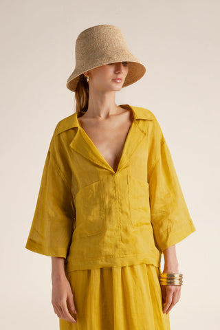 Touché México, Balneaire, Top manga corta, Ropa de playa mujer, Verano, Playa, Salida de baño